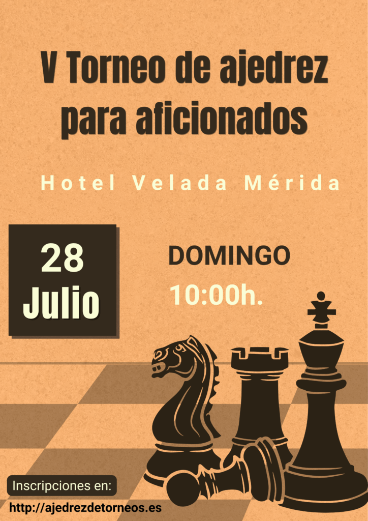 Cartel V Torneo de Ajedrez para Aficionados